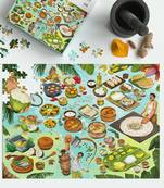 Puzzle - melting pot - 100 pieces - 2d jigsaw puzzle