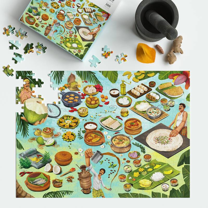 Puzzle - melting pot - 100 pieces - 2d jigsaw puzzle