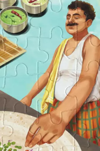 Puzzle - melting pot - 100 pieces - 2d jigsaw puzzle