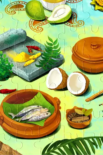Puzzle - melting pot - 100 pieces - 2d jigsaw puzzle