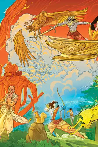 Puzzle - vanavas ramayan - 100 pieces - 2d jigsaw puzzle