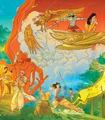 Puzzle - vanavas ramayan - 100 pieces - 2d jigsaw puzzle