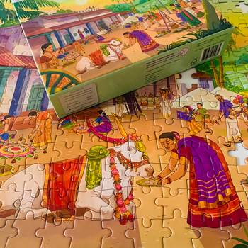 Puzzle - sankranti - 300 pieces - 2d jigsaw puzzle 4