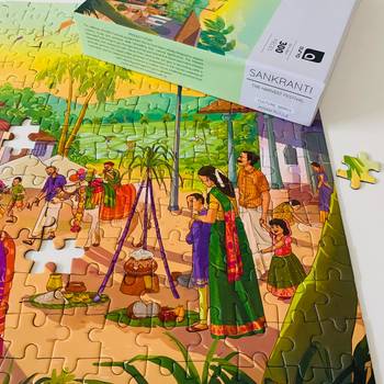 Puzzle - sankranti - 300 pieces - 2d jigsaw puzzle 5