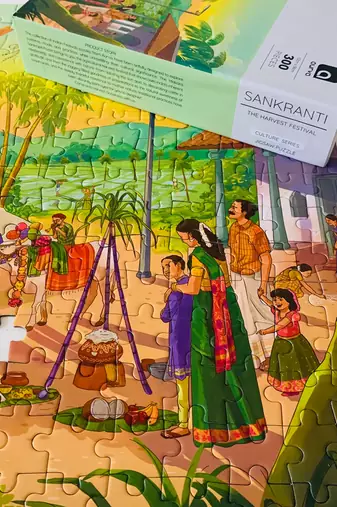 Puzzle - sankranti - 300 pieces - 2d jigsaw puzzle