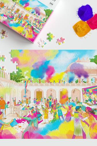 Puzzle - holi - 300 pieces - 2d jigsaw puzzle