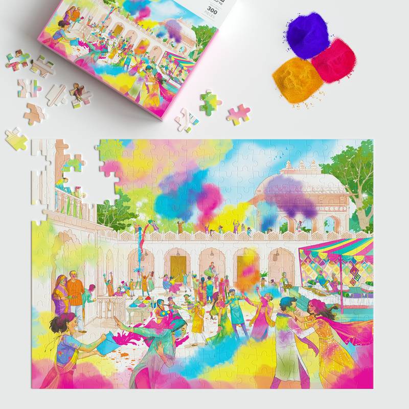 Puzzle - holi - 300 pieces - 2d jigsaw puzzle