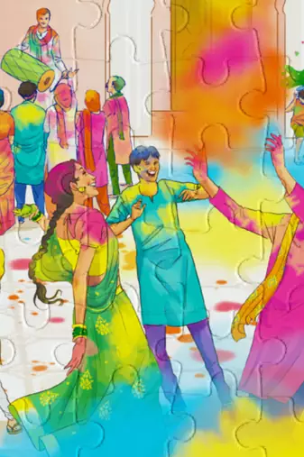 Puzzle - holi - 300 pieces - 2d jigsaw puzzle