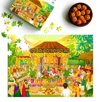 Puzzle - sacred knot - 300 pieces - 2d jigsaw puzzle 1
