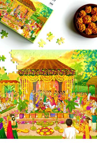 Puzzle - sacred knot - 300 pieces - 2d jigsaw puzzle