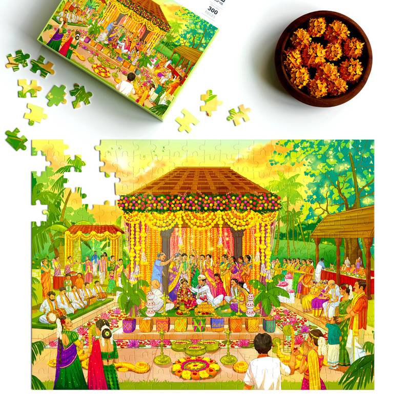 Puzzle - sacred knot - 300 pieces - 2d jigsaw puzzle
