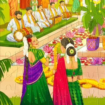 Puzzle - sacred knot - 300 pieces - 2d jigsaw puzzle 2