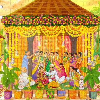 Puzzle - sacred knot - 300 pieces - 2d jigsaw puzzle 4