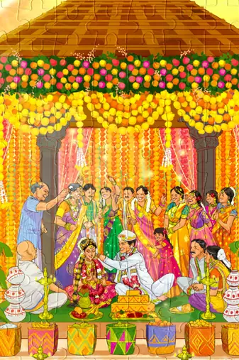Puzzle - sacred knot - 300 pieces - 2d jigsaw puzzle