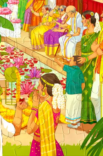 Puzzle - sacred knot - 300 pieces - 2d jigsaw puzzle