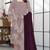 Cream embroidered faux georgette suit 