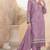 Lavender embroidered faux georgette suit 