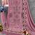 Lavender embroidered faux georgette suit 