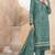 Green embroidered faux georgette suit 