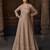 Beige real georgette anarkali Suit 