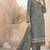 Dark grey embroidered faux georgette suit 