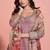 Brown shimmer anarkali Suit