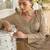 Beige heavy georgette Suit