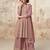 Peach heavy fox georgette Suit