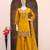 Mustard simar with embroidery multi & zarkhan work readymade plazzo suit
