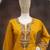 Mustard simar with embroidery multi & zarkhan work readymade plazzo suit