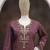 Wine simar with embroidery multi & zarkhan work Palazzo suit