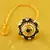 Micro Gold Platted Meenakari Borla