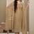 Brown heavy natural crepe Suit