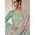 Green moonga silk Suit