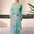Sky blue moonga silk Suit