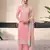 Peach moonga silk Suit