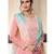 Peach moonga silk Suit