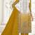 Yellow heavy organza suit 