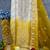 Yellow heavy organza suit 