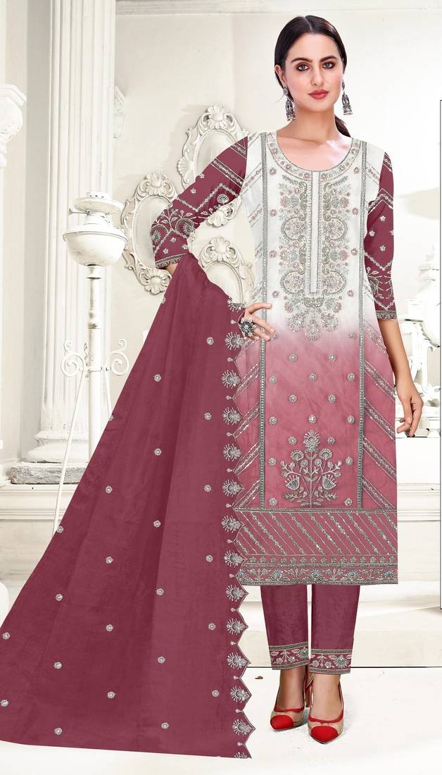 Rani heavy organza suit 