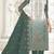 Green heavy organza suit 