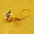 Micro Gold Platted Meenakari Borla
