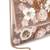 Anekaant Petal Posh Pink, Champagne & Ivory Floral Embellished Satin Sling Bag
