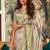 Women's pista handloom silk saree with unstitched silk blouse piece