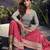 Grey embroderied shimmer stitched palazzo suit(free size)