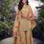 Chiku embroderied silk stitched palazzo suit(free size)