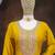 Yellow heavy chinon Full stitched free size