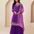Purple heavy chinon suit