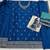 Blue heavy chinon suit