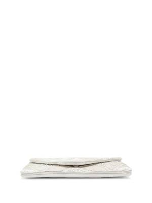 Mod Stitch Ivory & White Geometric Sequined Canvas Sling Bag 8